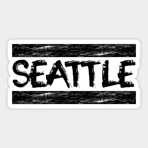 Seattle Sticker by colorsplash